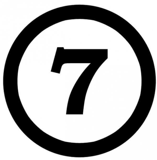 7      .